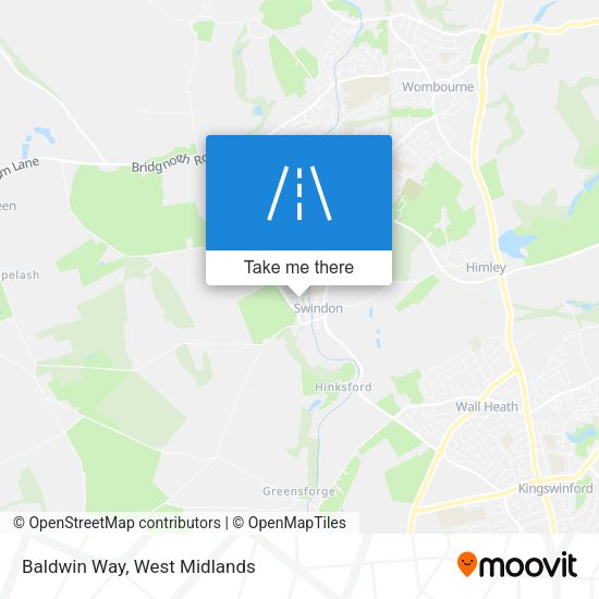 Baldwin Way map