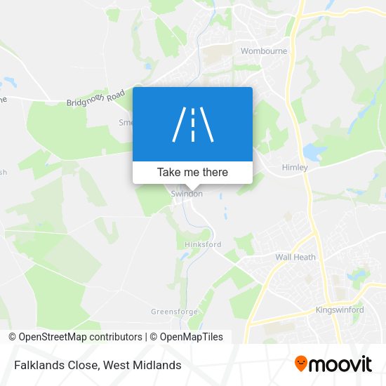 Falklands Close map