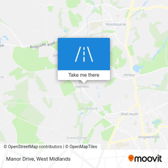 Manor Drive map