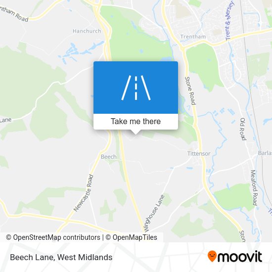 Beech Lane map