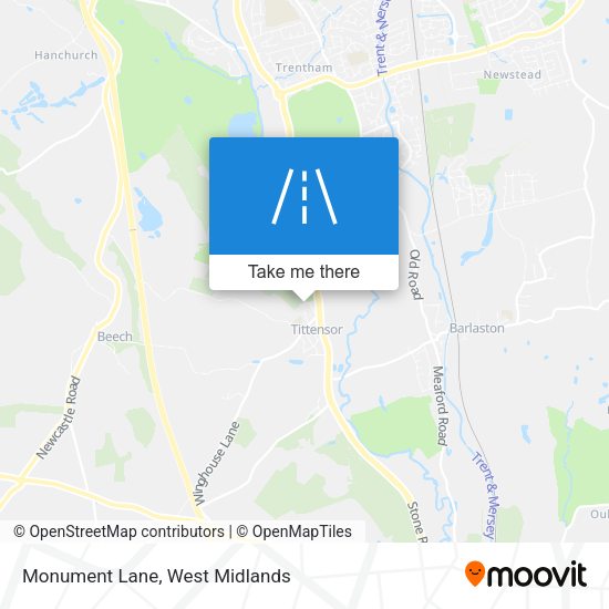 Monument Lane map