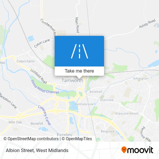 Albion Street map
