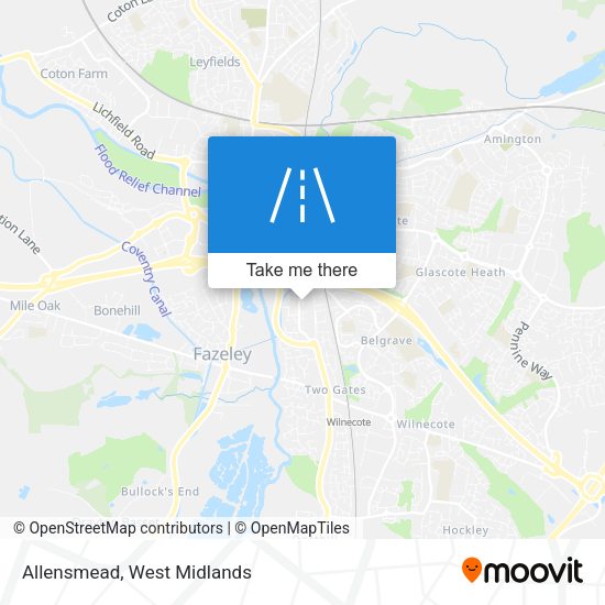 Allensmead map