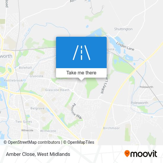 Amber Close map
