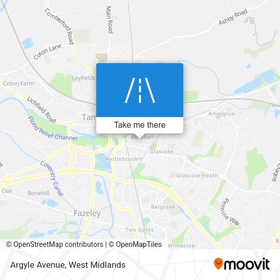 Argyle Avenue map