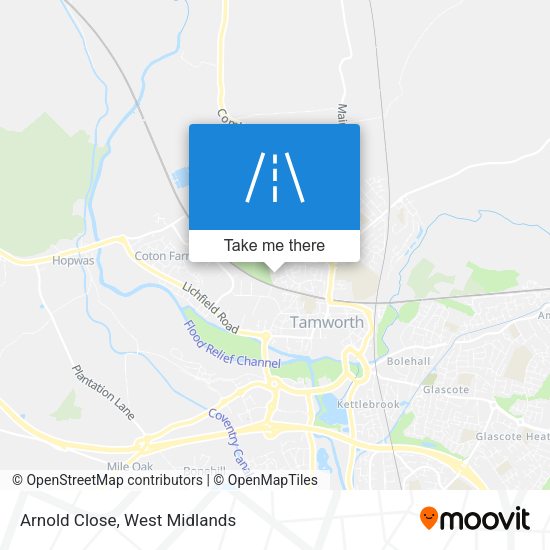Arnold Close map