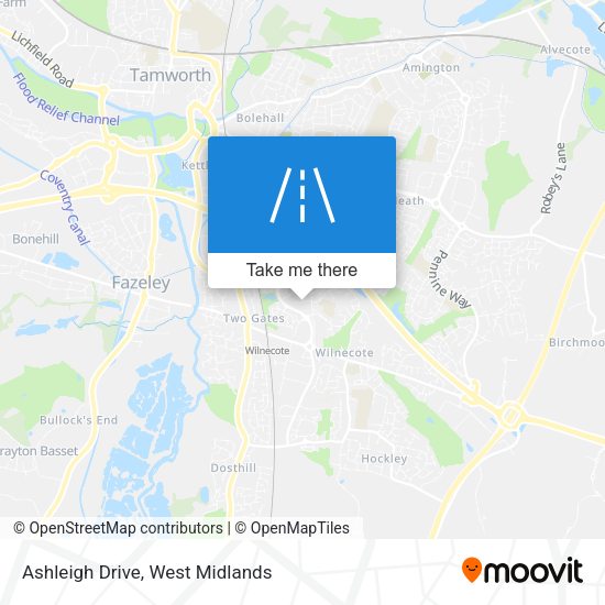 Ashleigh Drive map