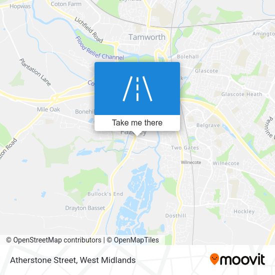 Atherstone Street map