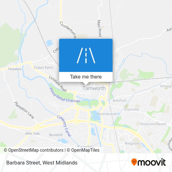 Barbara Street map