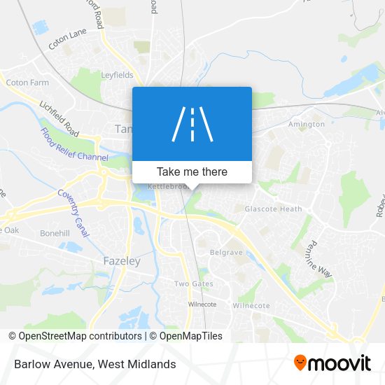 Barlow Avenue map