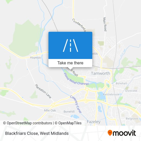 Blackfriars Close map