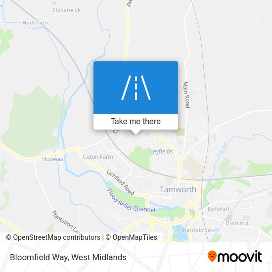 Bloomfield Way map