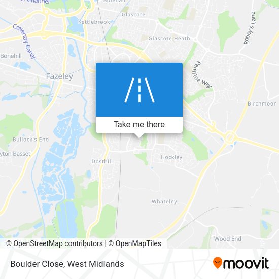 Boulder Close map