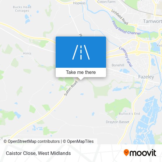 Caistor Close map