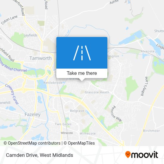 Camden Drive map