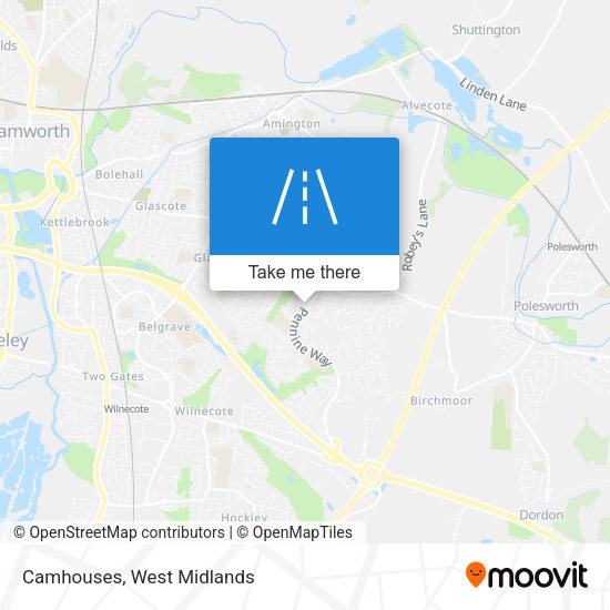Camhouses map
