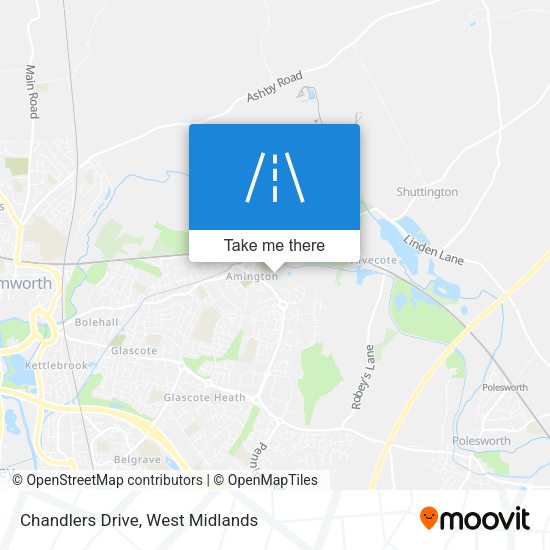 Chandlers Drive map