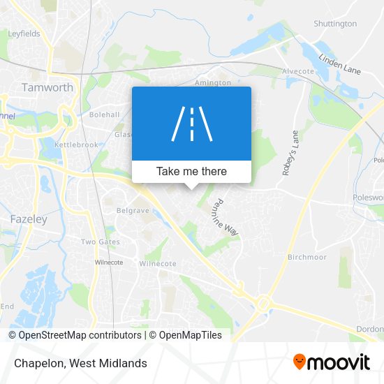 Chapelon map