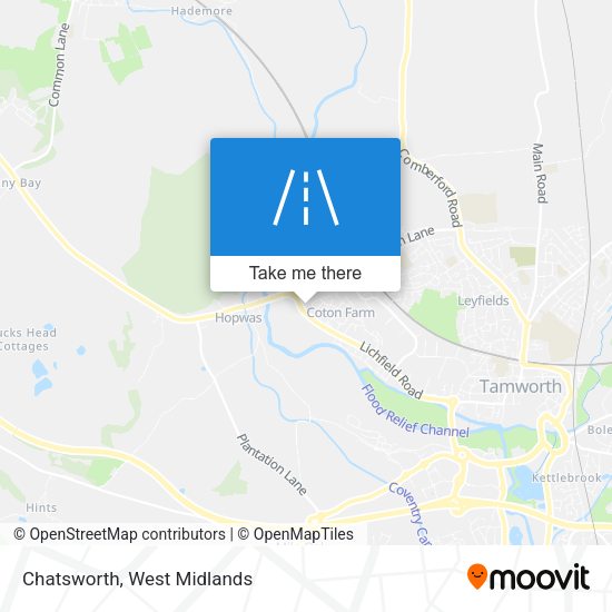 Chatsworth map