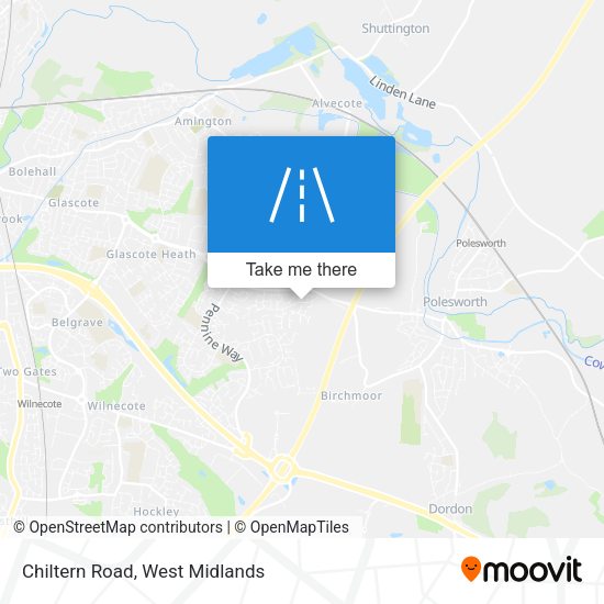 Chiltern Road map