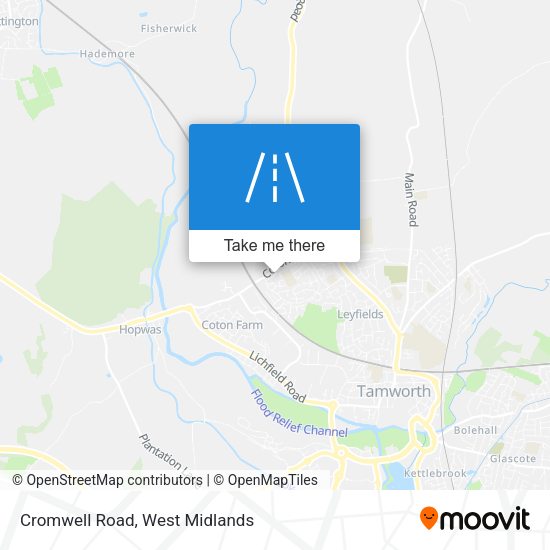Cromwell Road map