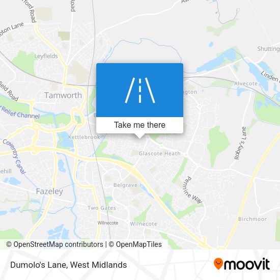 Dumolo's Lane map