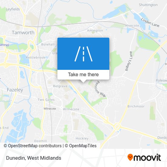 Dunedin map
