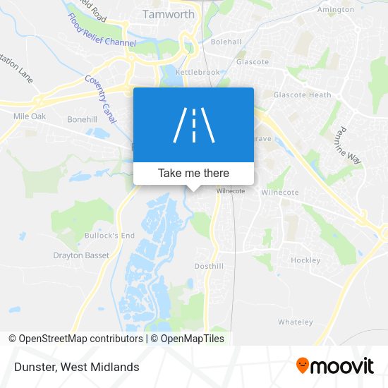 Dunster map