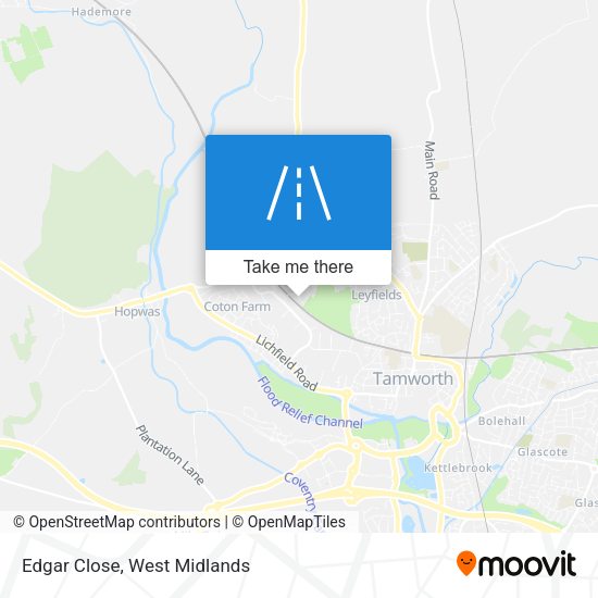 Edgar Close map