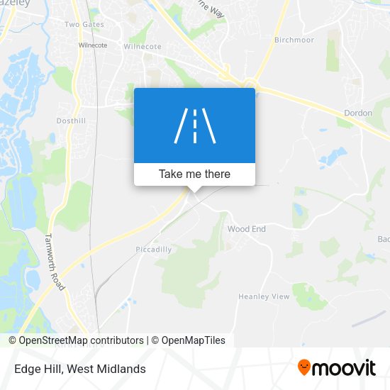 Edge Hill map