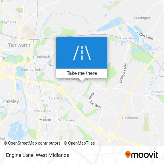 Engine Lane map