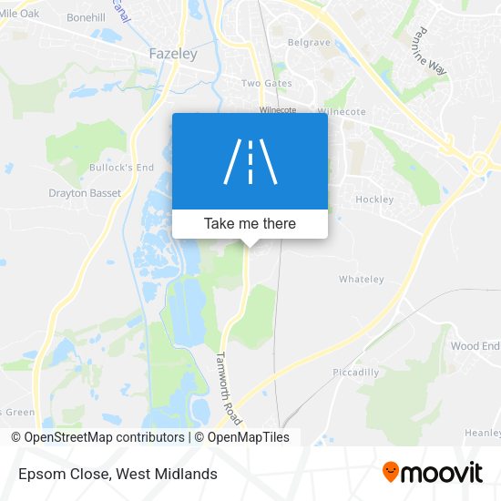 Epsom Close map