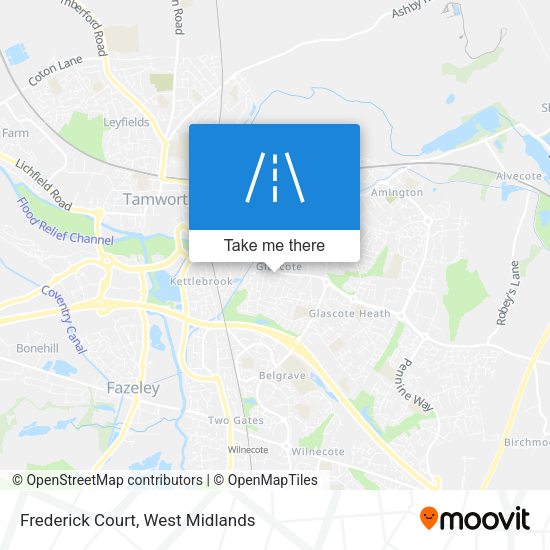 Frederick Court map
