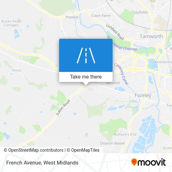French Avenue map