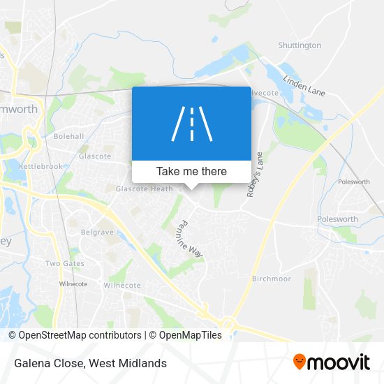 Galena Close map