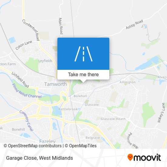 Garage Close map