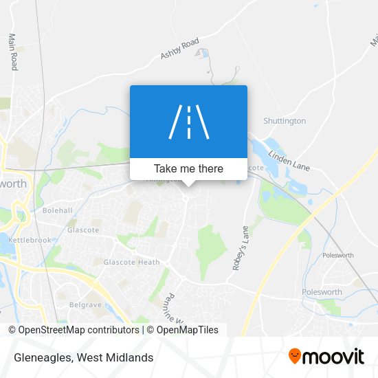 Gleneagles map