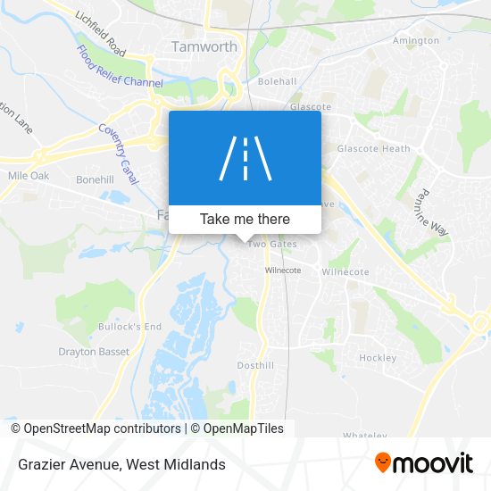 Grazier Avenue map