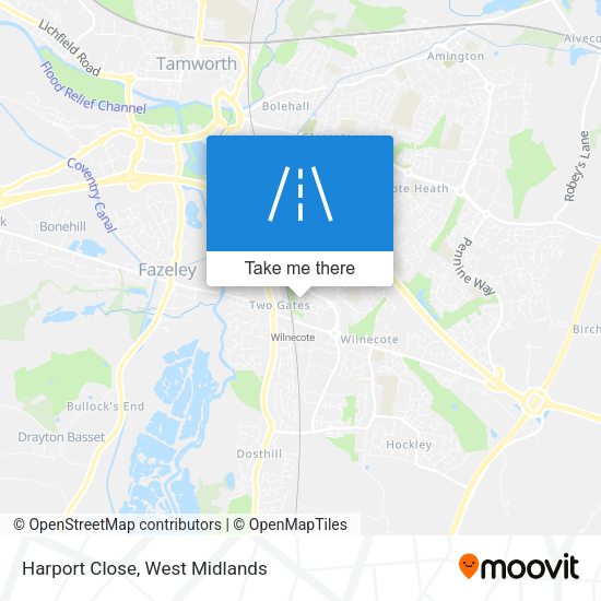 Harport Close map