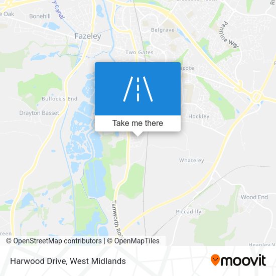 Harwood Drive map