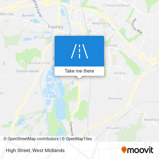 High Street map