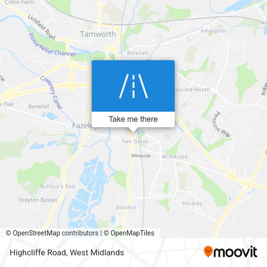 Highcliffe Road map