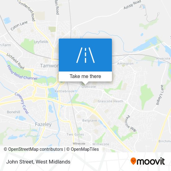John Street map