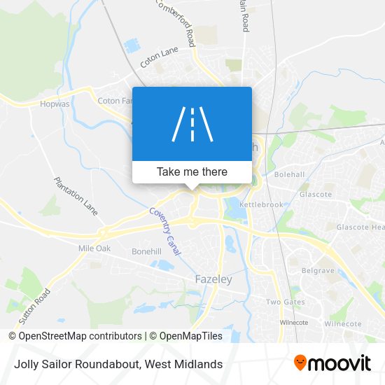 Jolly Sailor Roundabout map