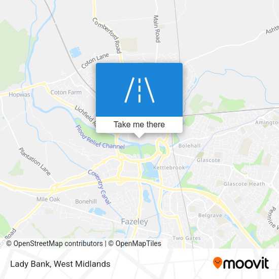 Lady Bank map