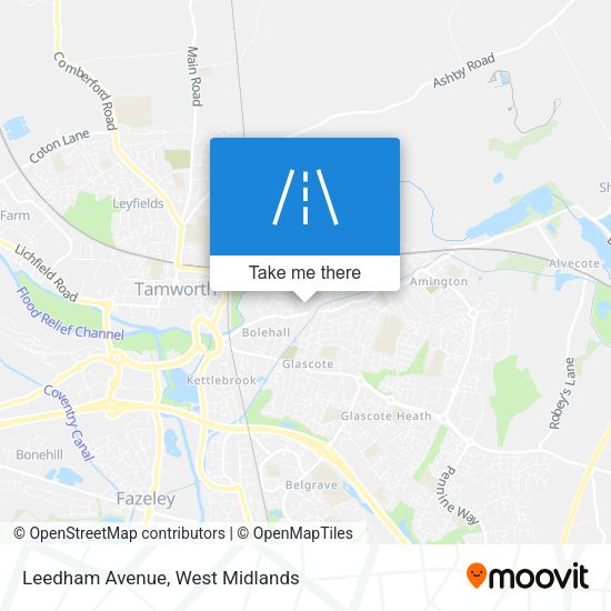 Leedham Avenue map