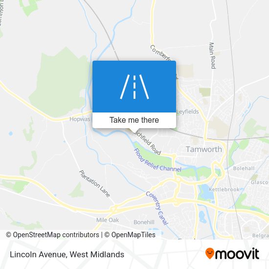 Lincoln Avenue map