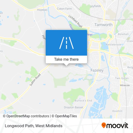 Longwood Path map