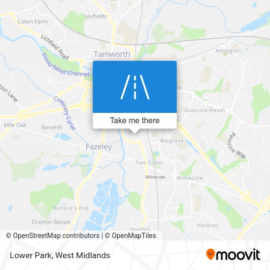 Lower Park map