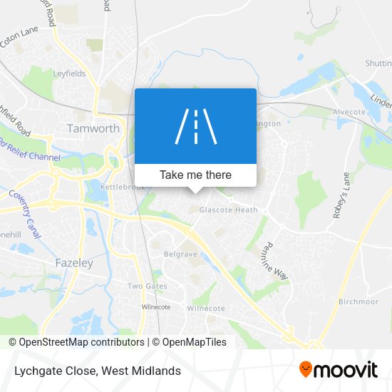 Lychgate Close map